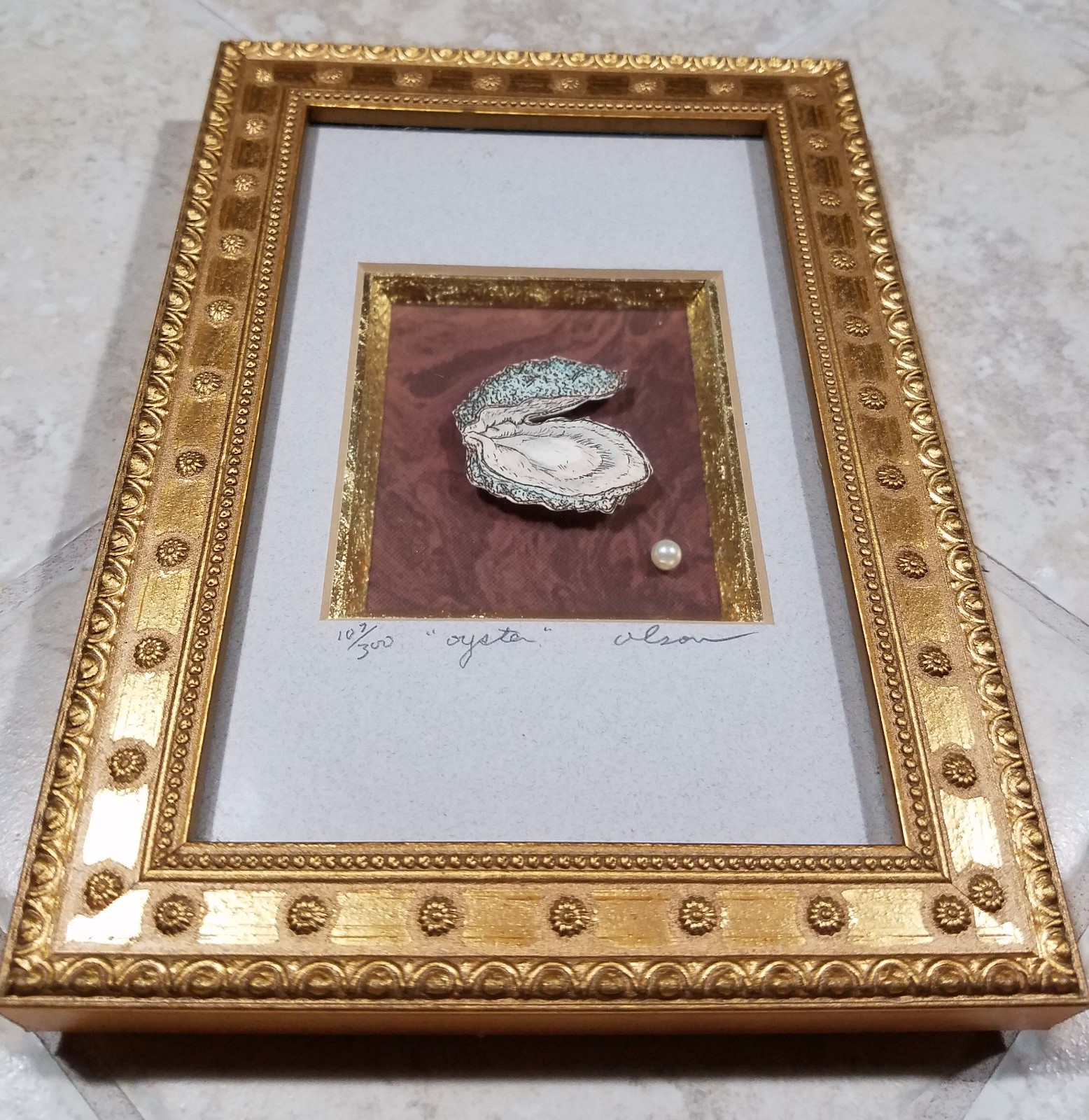 Framed Pearl 107/300 