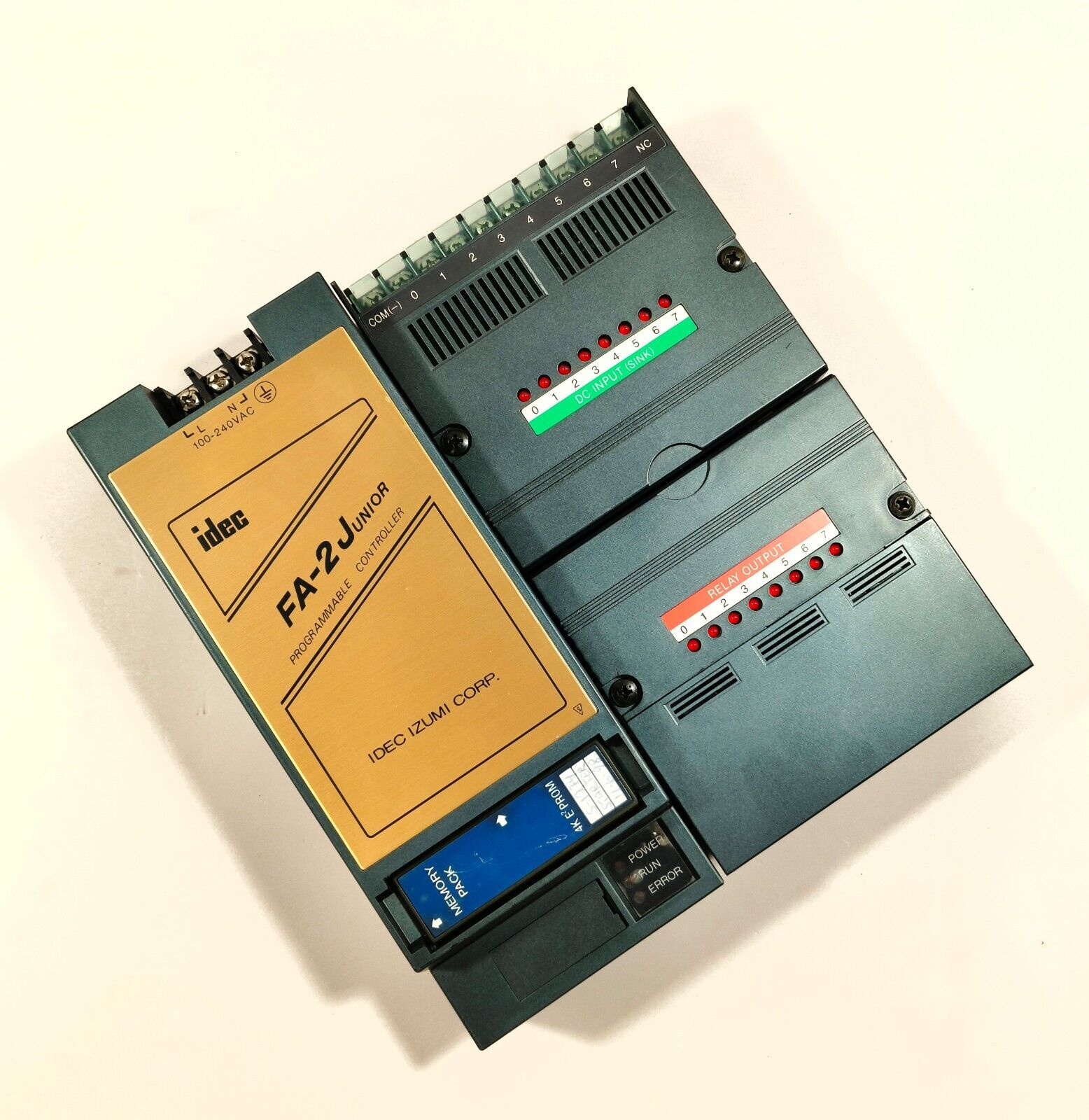IDEC IZUMI FA-2 JUNIOR PROGRAMMABLE CONTROLLER PF2J-CPU1EU IDEC IZUMI FA-2 JUNIOR PROGRAMMABLE CONTROLLER PF2J-CPU1EU