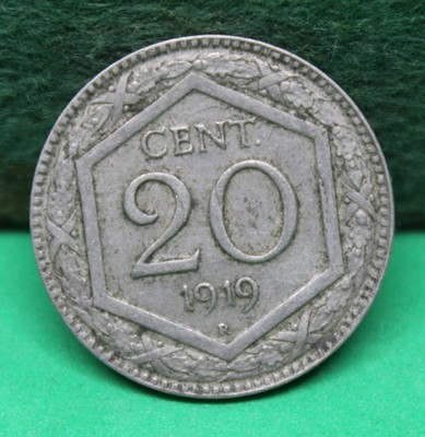 Vatican Coins Paper Money 1919 20 Centesimi Vatican