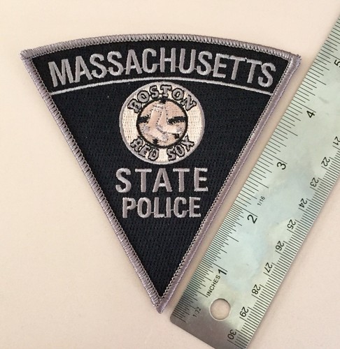 MASSACHUSETTS STATE POLICE BOSTON RED SOX SUBDUED PATCH MA MASS