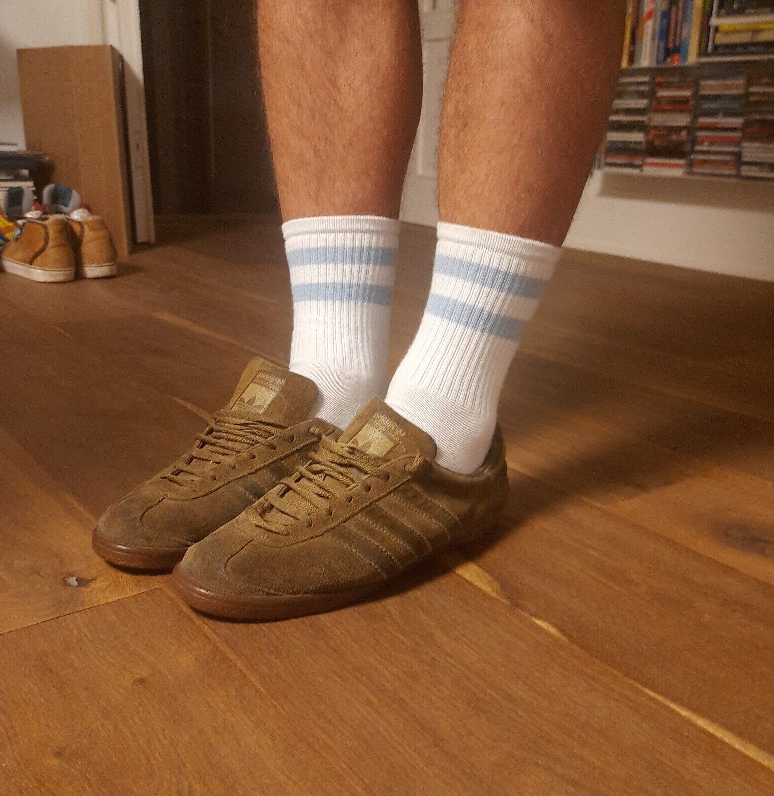Adidas Tobacco Vintage (Rare) anni '70-'80 marroni Made in Adidas Tobacco Vintage (Rare) anni '70-'80 marroni Made in
