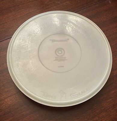 Vintage Tupperware Cupcake Container 242-1 with LID SEAL 224-11  Round 12.5 