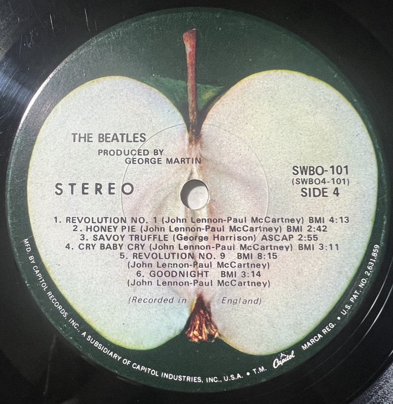 Beatles 2xLP &ldquo;White Album&rdquo; Apple 1st Press ~ Numbered 7 Errors RARE Hype Sticker