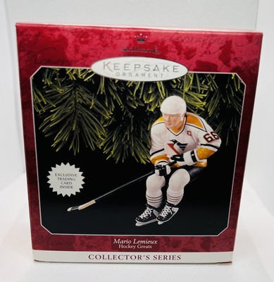 Mario Lemieux Hallmark Hockey Greats Collector s Series 1998 With Trading Card