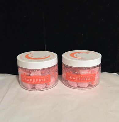 LOT Joon X Moon NEW Sealed Jars GRAPEFRUIT Exfoliating Cleansing Cubes
