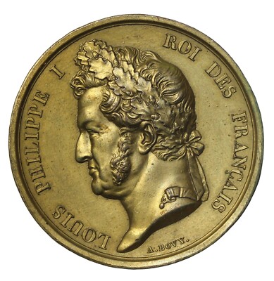 Medal France Medal King Louis Philippe Obverse Shell