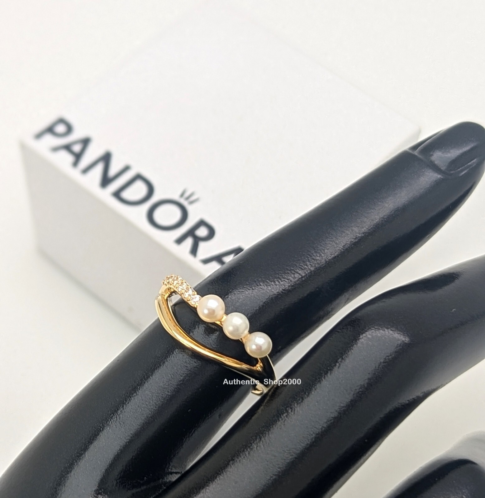 New 100% PANDORA Essence Pearl & Organically Shaped Double New 100% PANDORA Essence Pearl & Organically Shaped Double