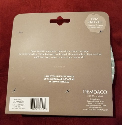 Easy Kneezies. Born to be Wild. Baby crawlers knee pads.