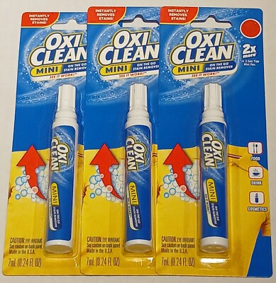 Oxy Clean Mini On the Go Stain Remover Pens, Lot of 3, NEW!
