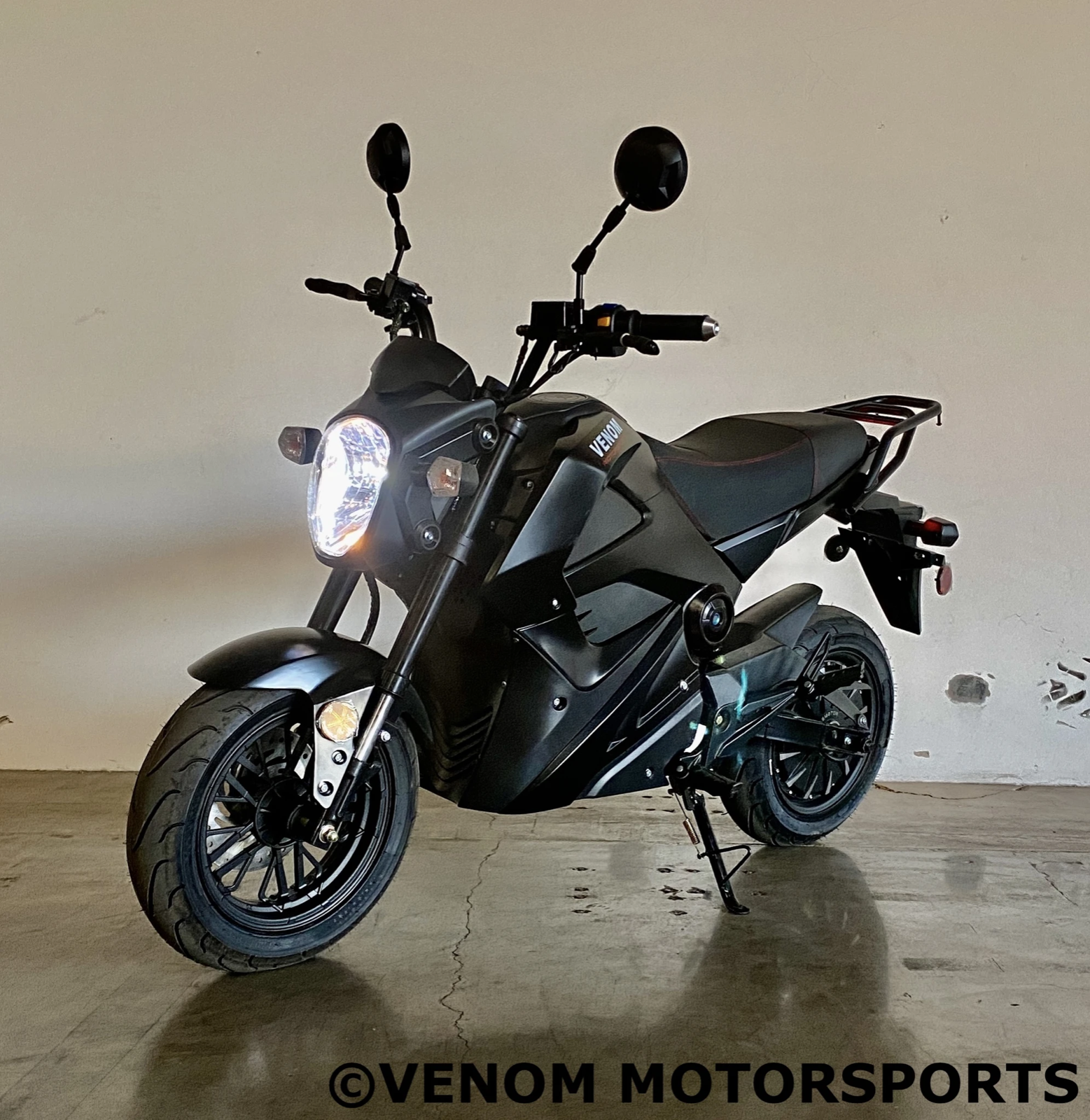 VENOM ELECTRIC VADER 2000 WATTS GROM E-BIKE MOTORCYCLE 72 VOLTS STREET LEGAL USA