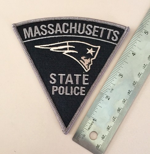 MASSACHUSETTS STATE POLICE NEW ENGLAND PATRIOTS SUBDUED PATCH MA MASS