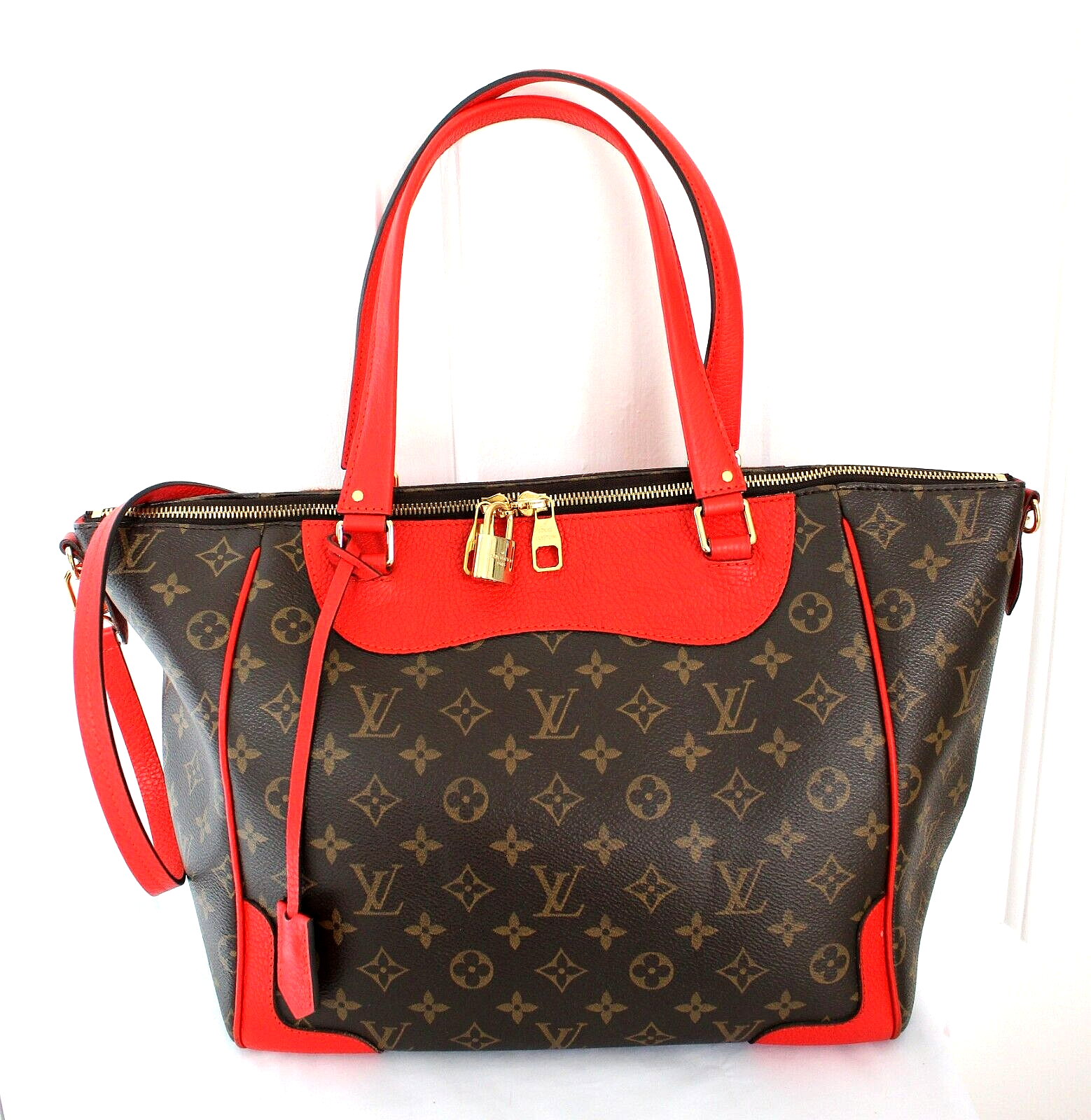 LOUIS VUITTON Estrela NM Monogram Canvas Shoulder Bag Cherry-US