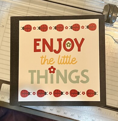 Stampin Up Echo Park Little Ladybug mini Scrapbook Album