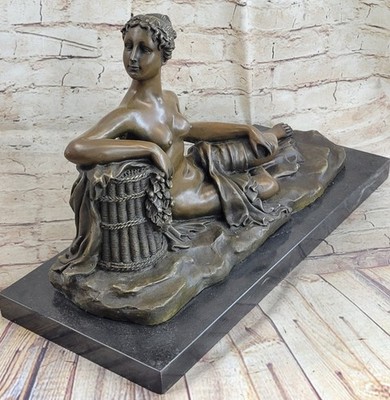 Sign Canova Greek Goddess Art Bronze Sculpture Figure Statue Figurine Mythology