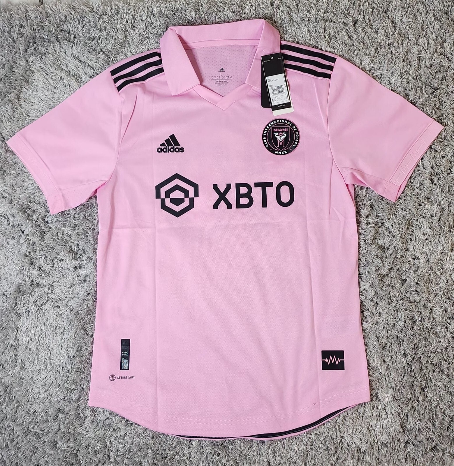Adidas Inter Miami CF 22/23 Home Pink Soccer Match Jersey
