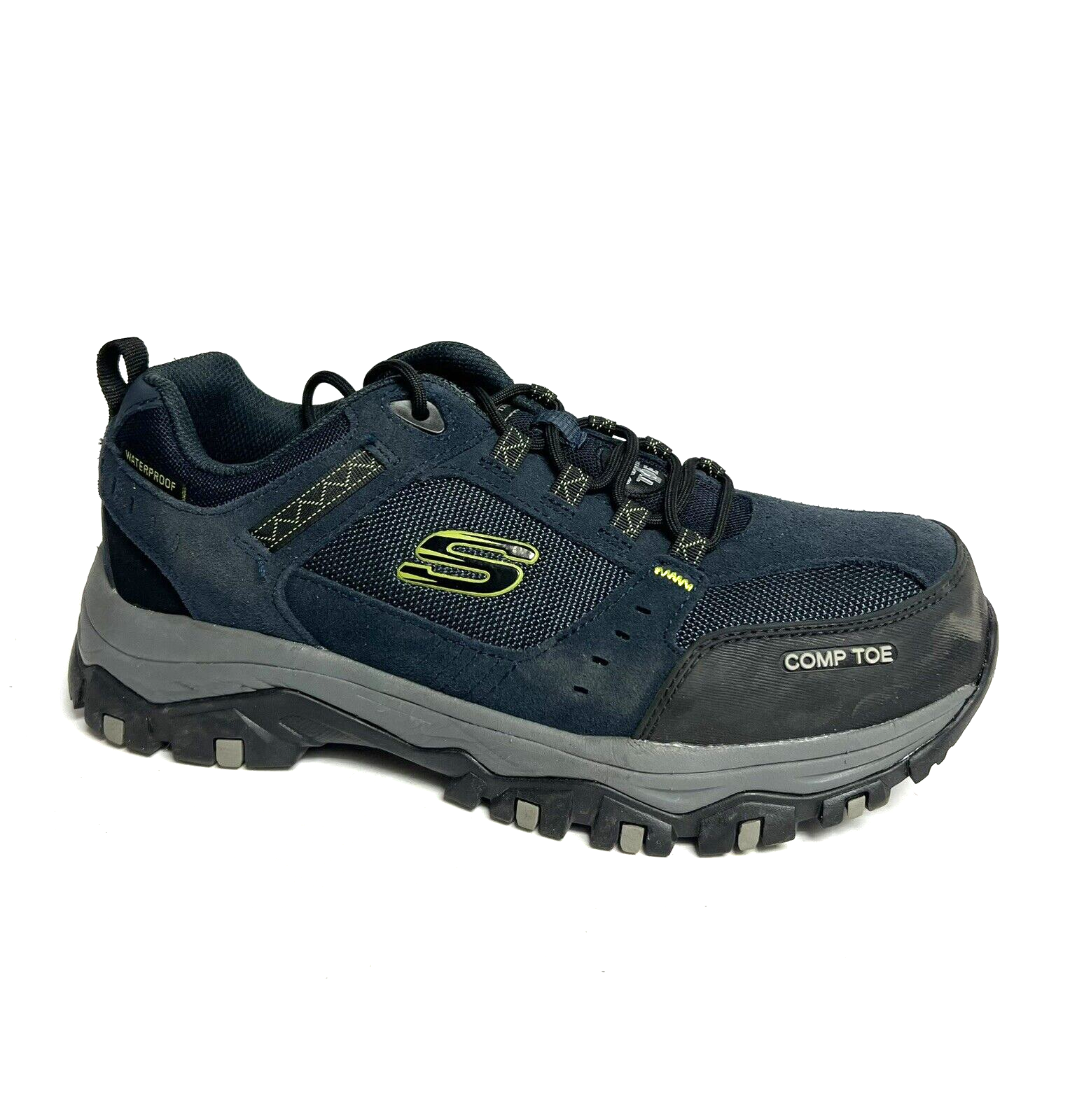 Toe Sneaker Navy Size 9 M
