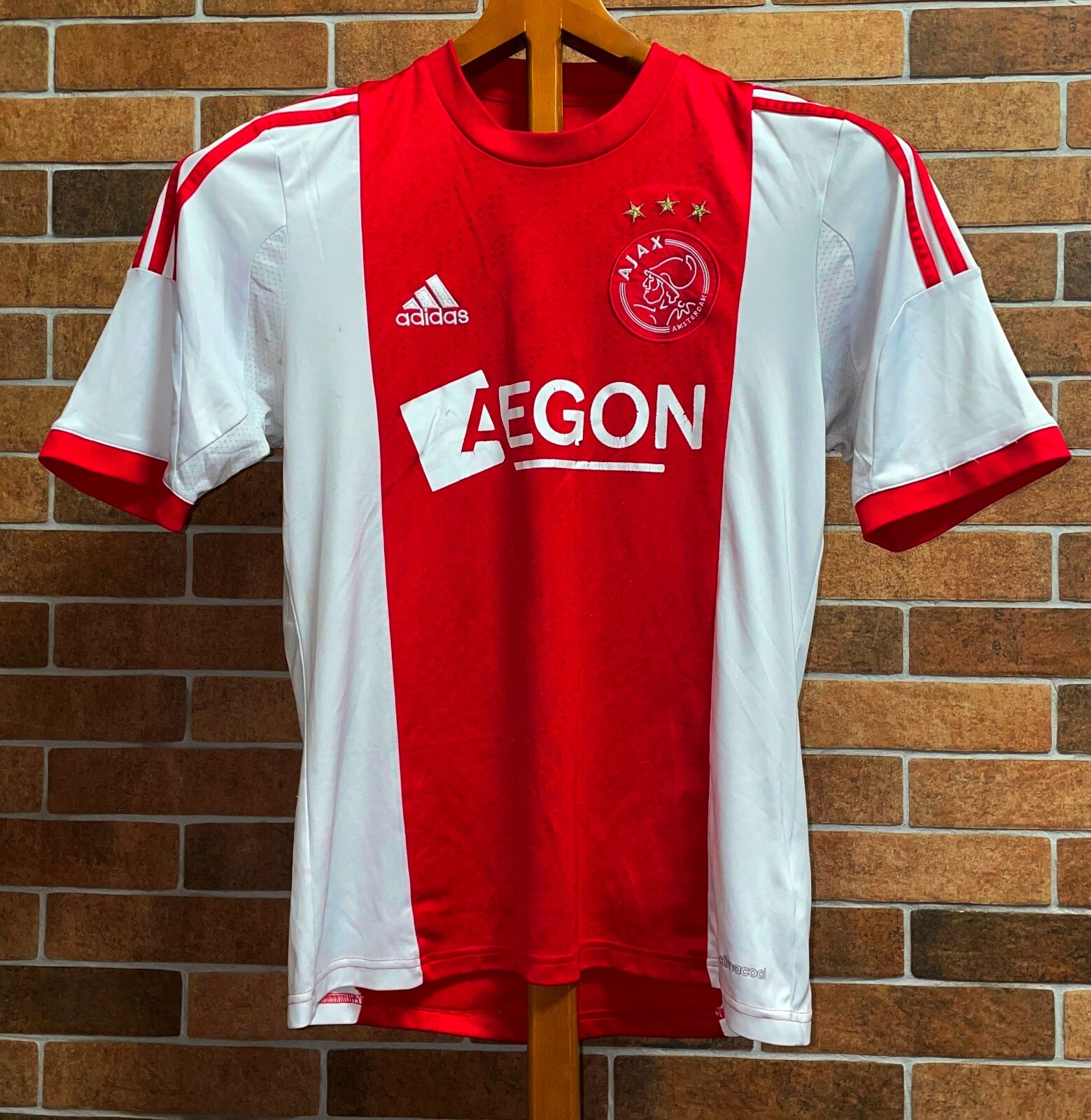 adidas Ajax ABN-AMR ユニフォーム　半袖シャツ　Lサイズ adidas Ajax ABN-AMR ユニフォーム 半袖シャツ Lサイズ - メルカリ