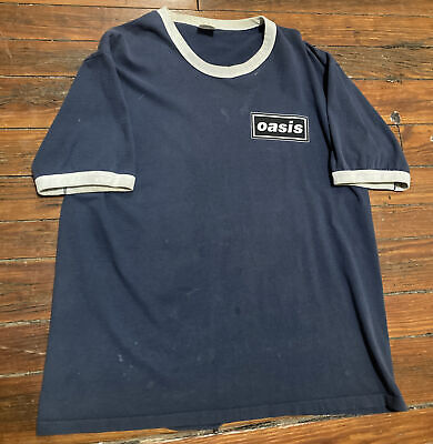 OASIS Vintage 90s Band T Shirt Size XL Liam Noel Gallagher OASIS Vintage 90s Band T Shirt Size XL Liam Noel Gallagher