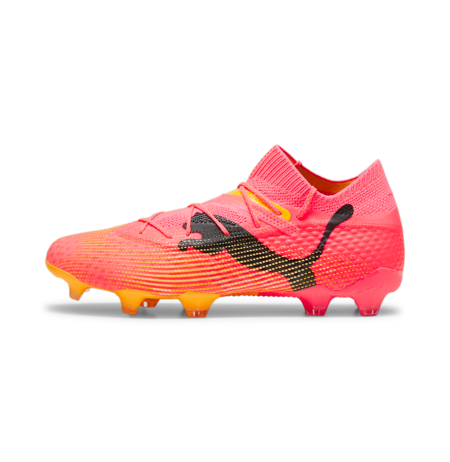 Pre-owned Puma Future 7 Ultimate Firm Ground Soccer Cleats Mens 10759903 In Orange
