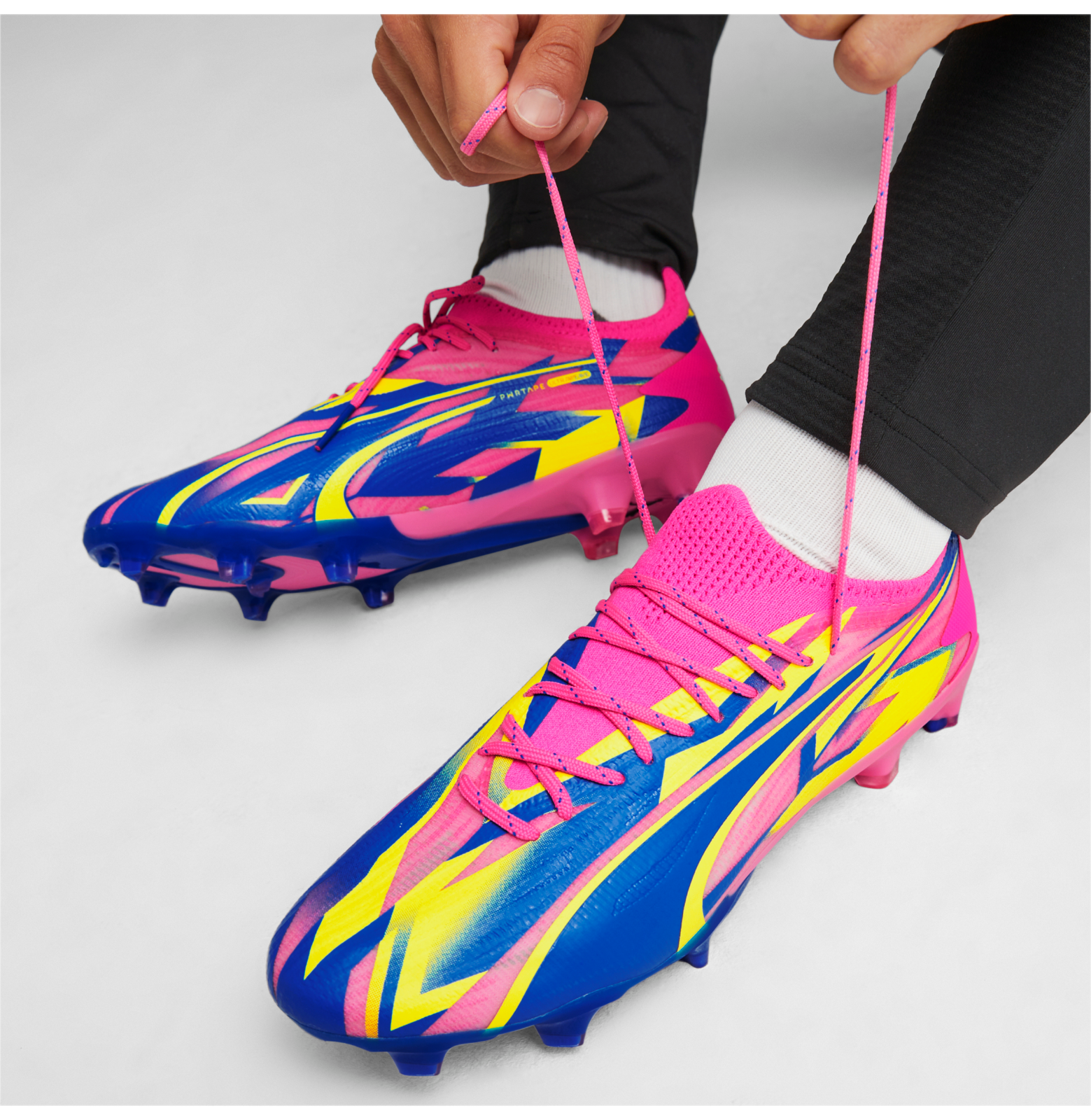 Pre-owned Puma Ultra Ultimate Energy Fg/ag Low Energy Pack Soccer Cleats Men's Size In Pink