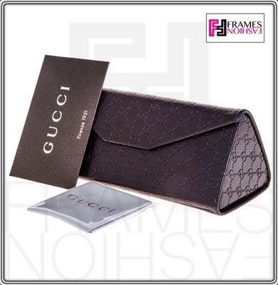 Pre-owned Gucci Square Oversized Gg0179s Black Brown Tortoise Stripe Logo Sunglasses 0179