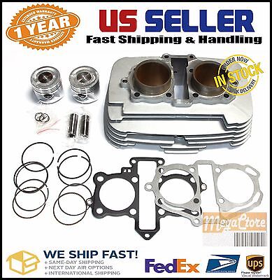 Honda Rebel 250 CMX250 Engine Cylinder Assembly Replacement with Piston Gasket