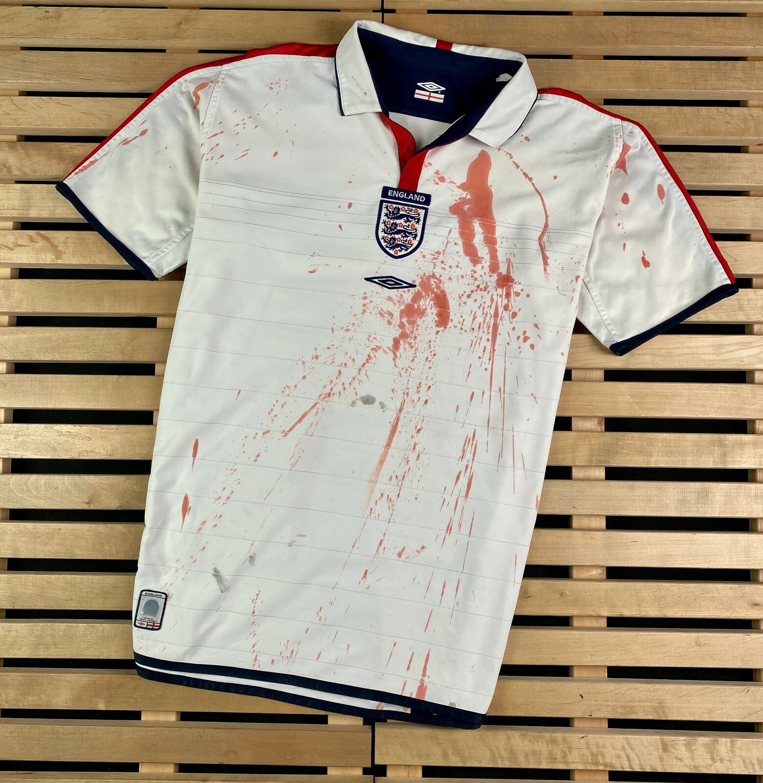 Men's Reversible Football T-Shirt Jersey Umbro England Men's Reversible Football T-Shirt Jersey Umbro England