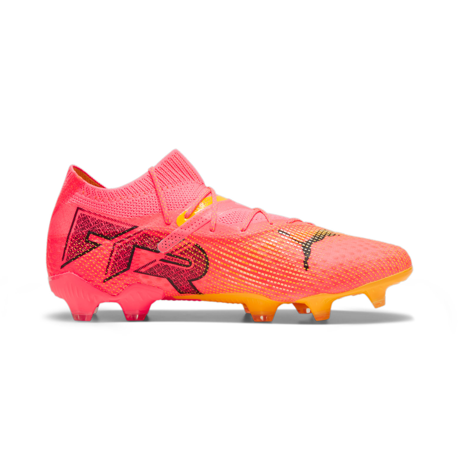 Pre-owned Puma Future 7 Ultimate Firm Ground Soccer Cleats Mens 10759903 In Orange