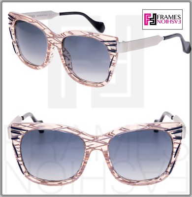 FENDI FENDI THIERRY LASRY KINKY FF0180S PALLADIUM PINK SQUARE METAL SUNGLASSES 0180