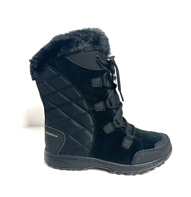 Columbia Womens Ice Maiden II Snow Boot Black Size 8 M