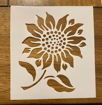 Sunflower Reusable 10 MIL Laser Cut Mylar Stencil Painting Art Supplies