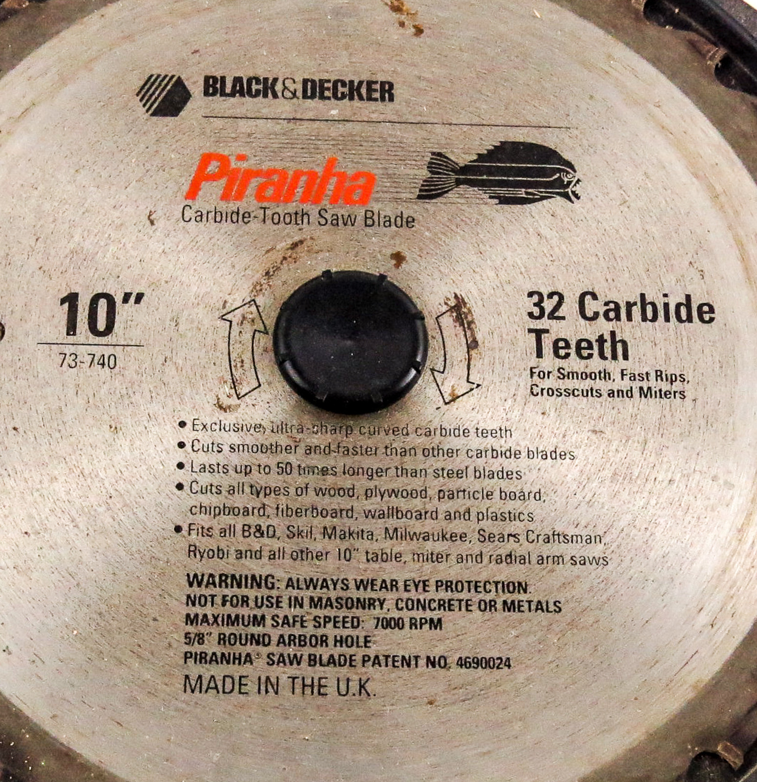 Black & Decker Piiranha 10 