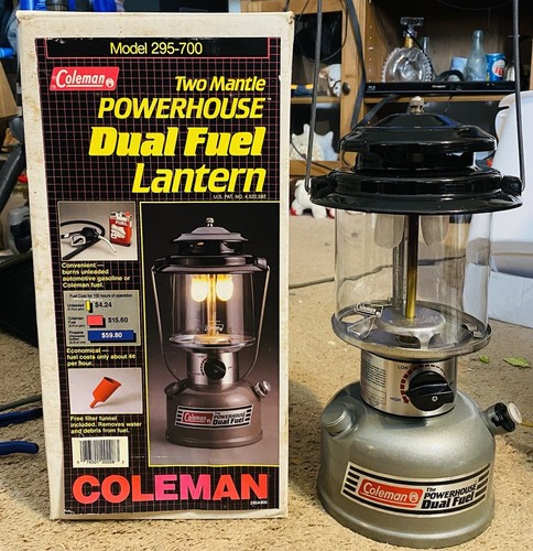 Coleman 2 Mantle Powerhouse Unleaded Dual Fuel Lantern Model