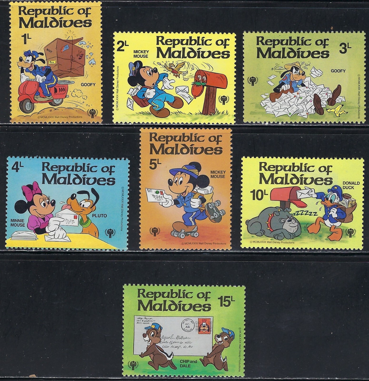 1979 MNH Disney Stamps from Maldives..13S.H