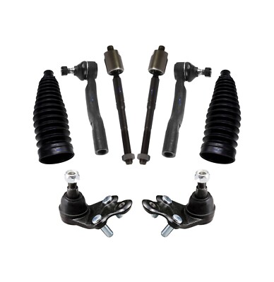 8 Pc Suspension Kit for Toyota Avalon, Camry Inner & Outer Tie Rod, Ball Joint