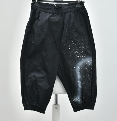  CREARE black & white splash capri/crop trousers size M/L