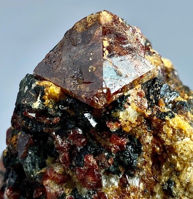 297 Gram Ultra Rare Zircon Crystal On Matrix From Pakistan