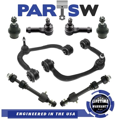New 8pc Complete Upper Control Arms + Suspension Kit for Ford F-150 - 2WD