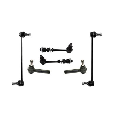 6 Pc Bellow Boots Front & Rear Sway Bar Link for Chevrolet Equinox GMC Terrain