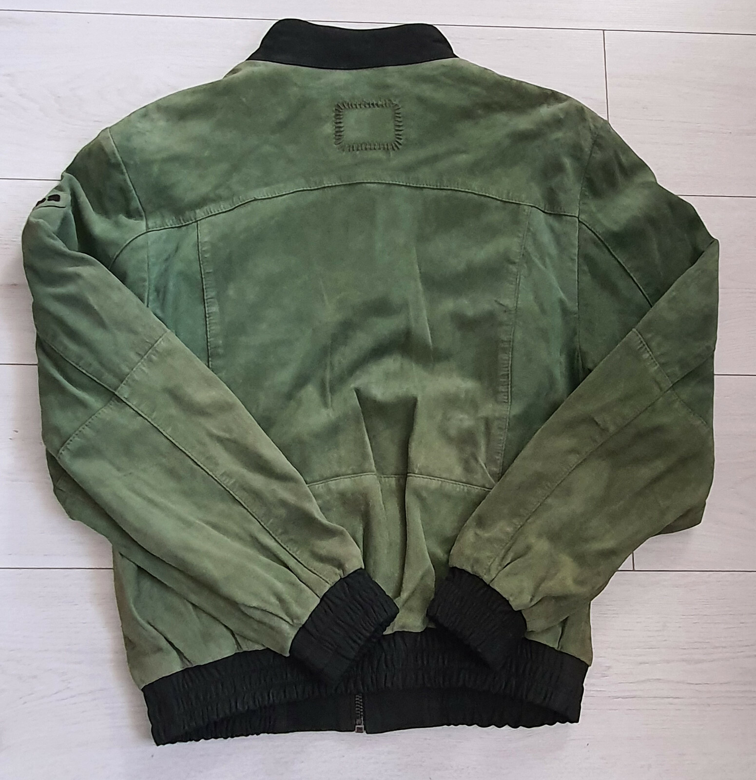 TIGHA TIGHA HERREN LEDER JACKE TAVVI MILITARY GREEN OMBRE SIZE M