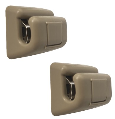 2 pcs Sun Visor Mount Clips Beige for Mercedes W123 W124 W125 W126 W463 Classic