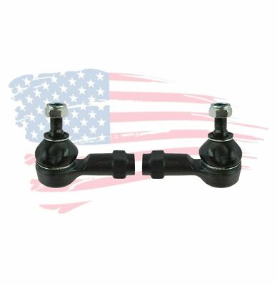 2Pc Front Outer Tie Rod Ends Set for Kia Spectra5 Hyundai Tiburon Accent Elantra