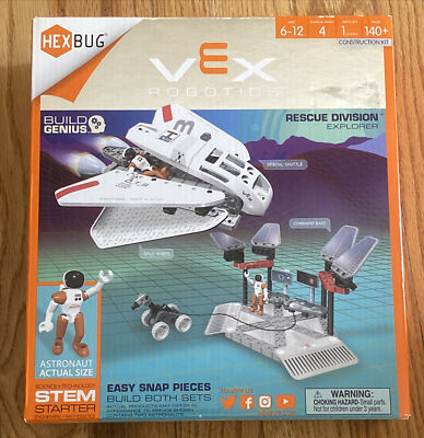 Space Explorers Rescue Division Construction Kit HEXBUG VEX  Stem Based Shuttle