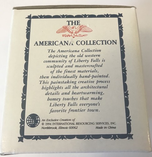 THE CLARK MANSION Liberty Falls Americana Collection House Figurine 1994 AH40