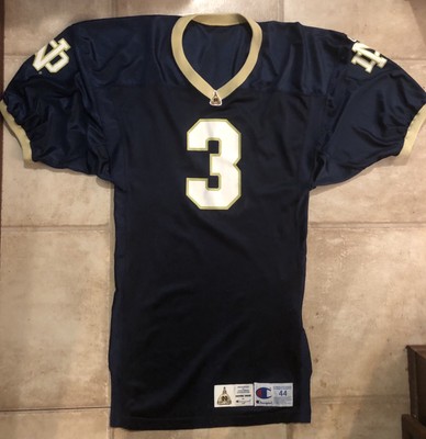 notre dame game worn jersey