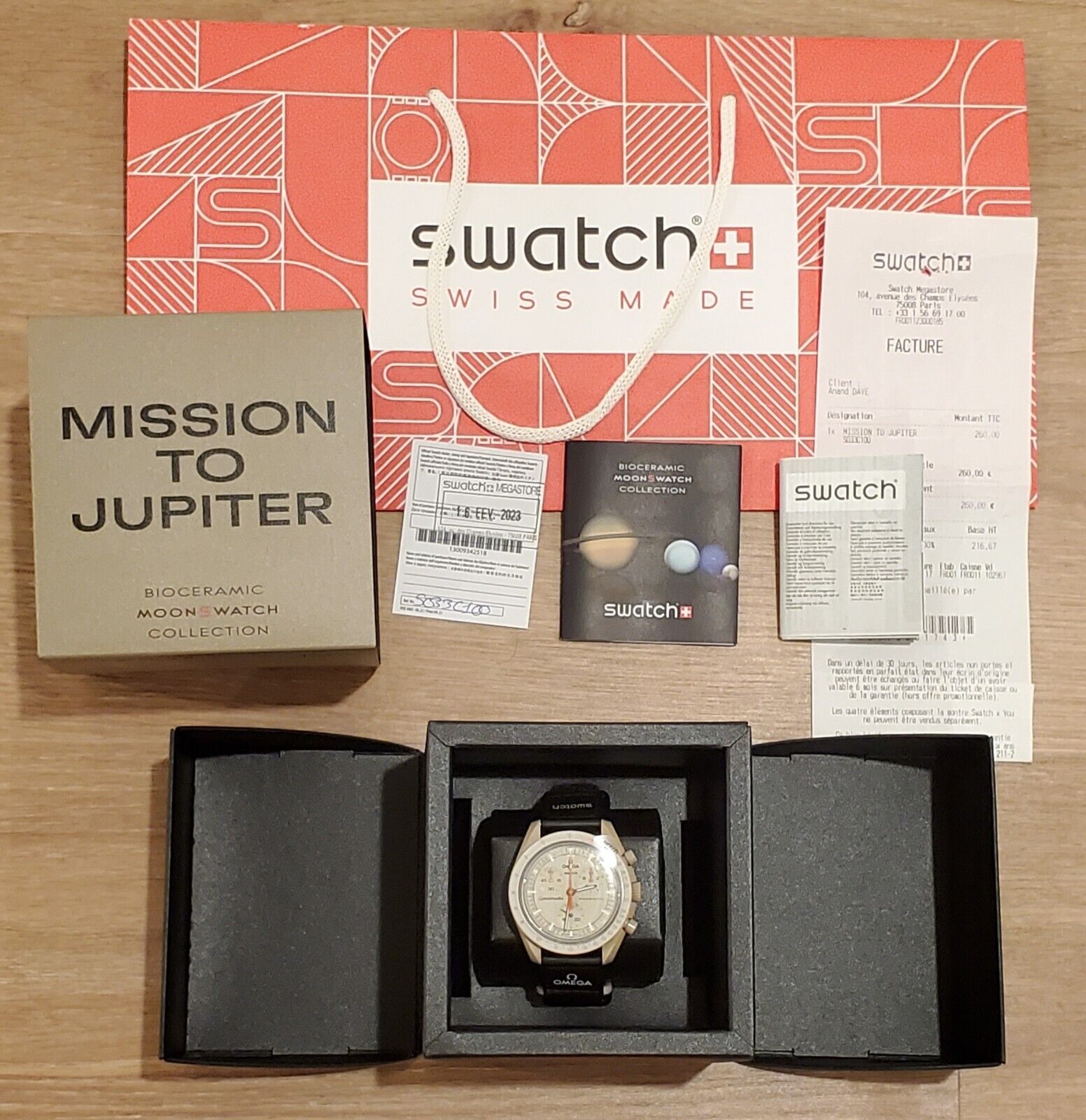 Omega X Swatch Bioceramic MoonSwatch Mission to Jupiter Omega X Swatch Bioceramic MoonSwatch Mission to Jupiter