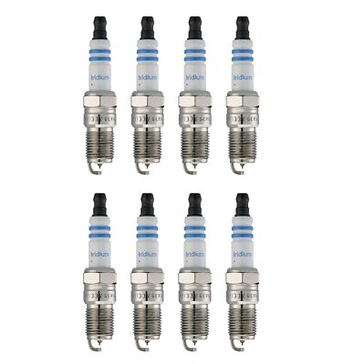 Set of 8 Spark Plugs Bosch Iridium 9606 For Buick Cadillac Ford Lincoln Mercury