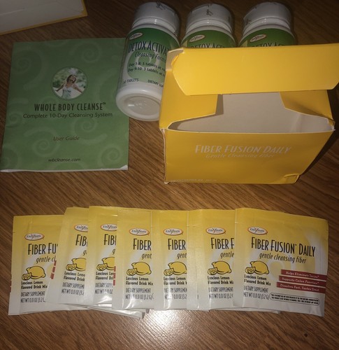 Lot 3 Enzymatic WHOLE BODY CLEANSE 10 Day Cleansing System With Probiotics