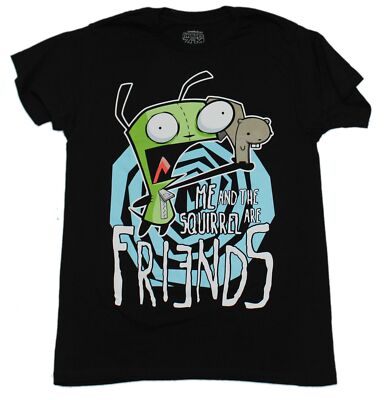 Invader Zim New Adult T-Shirt - Four Box Gir Images | eBay