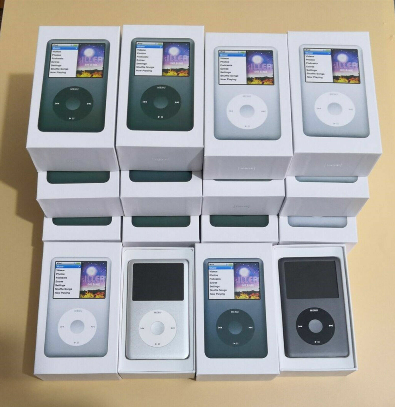 ジャンク品 iPod（160GB）3台 120GB（1台）80GB（1台）計5台 詳細